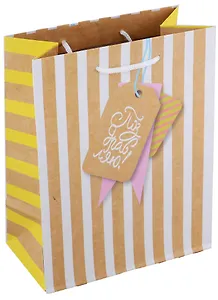 Пакет А5 23*18*10 "Поздравляю!" нейтр., крафт