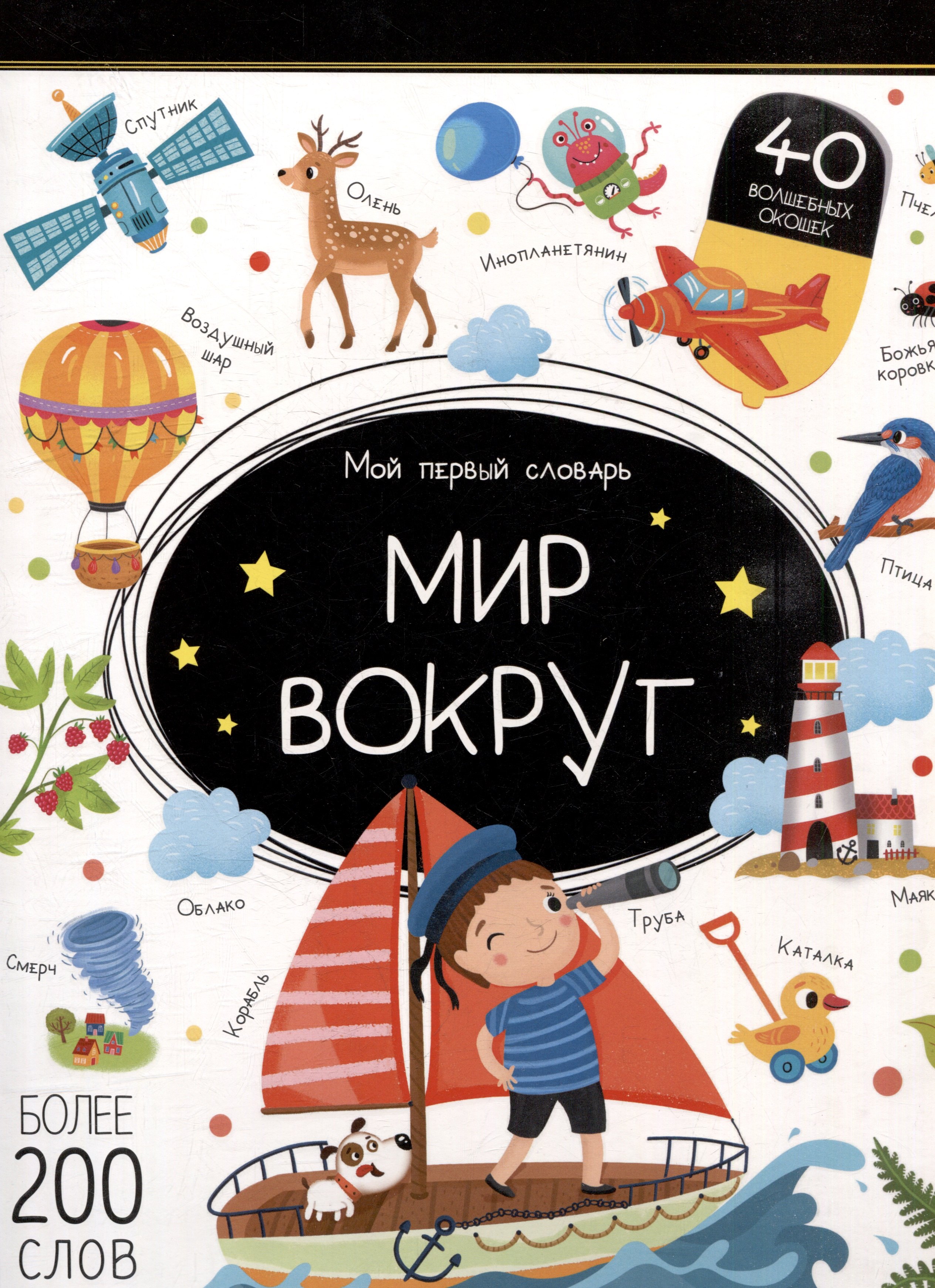 

Мой первый словарь. Мир вокруг: книжка с окошками