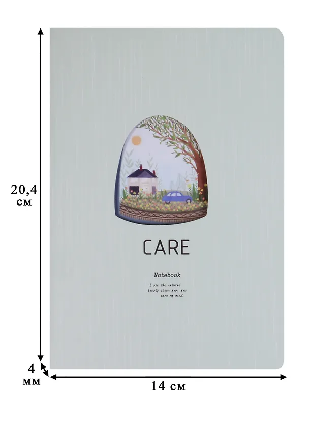 Тетрадь общая «Care» в ассортименте, 38 листов в линейку, А5 245265 — 4