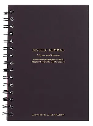 Тетрадь 100 листов в клетку "Blossom", коричневый 3077743