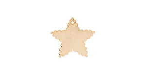 Рождественская звезда для росписи (131079) (115х115) (дерево) (упаковка)