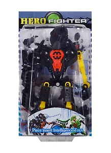 Робот-трансформер Hero Fighter в блистере черный (15-01842-2010-3-black)