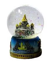 Сувенир, Акм, Сноубол, Санкт-Петербург, Исаакиевский собор, лето, 6,5 см 301983