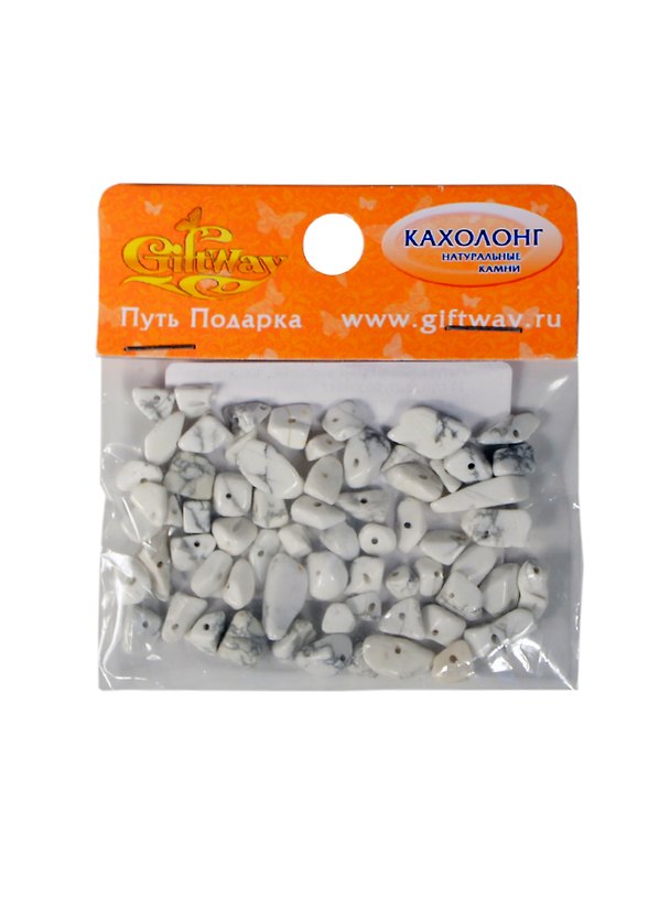 Натур. камни Кахолонг (россыпь) (00009447) (60-70шт) (20г) (упаковка) 2396862 — 1
