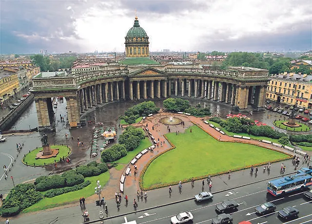 Открытка с видами (СПб) Казанский собор [SPB-107] 332278 — 1
