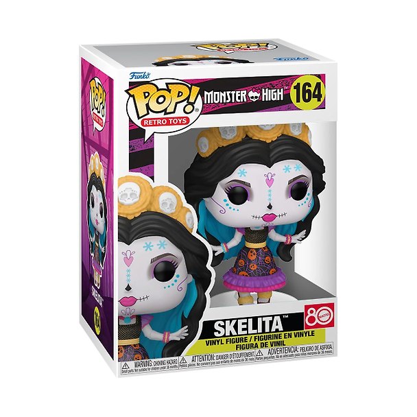 Фигурка коллекционная FUNKO POP Vinyl: Monster High S4 - Skelita (FNK86572) 3153953 — 1