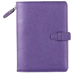 Ежедневник Escalada «Наппа», фиолетовый металлик, 160 листов, А6+