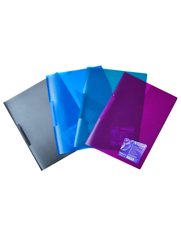 Папка-клип А4 "VIVID COLORS", пластик, ассорти, Erich Krause 233516 — 1