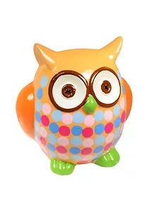 Копилка Сова в горошину 16х17см (156-337)