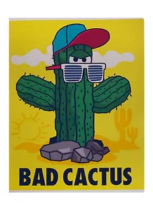 Тетрадь в клетку Academy Style, "Растения с приколами", 96 листов, в ассортименте