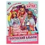 Творческий альбом с волшебным блеском. Барби. Модные подружки. Учим буквы и цифры — 3003020 — 1