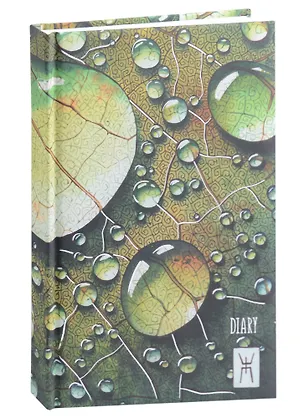 Ежедневник недат. А5 128л "Drops" 7БЦ, обл.поролон, лам.soft touch, тисн.сер.и зол.фольгой, офсет 2944438