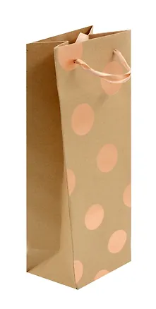 Пакет бутылочный 34,5*12,5*10 "Shine craft" крафт 3040567