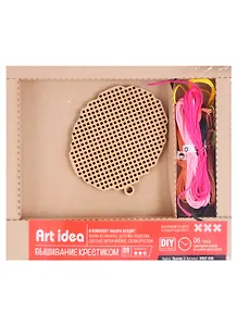Набор для творчества Art idea Вышивание крестиком, Пончик (KRST-006)