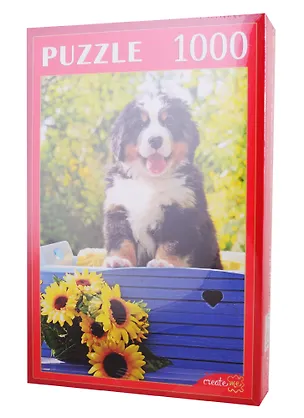 Пазл Милый щенок Рыжий кот 1000 элементов КБ1000-7877 2794742