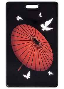 Чехол для карточек Аниме Японский зонтик и бабочки