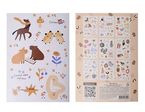 Набор наклеек-стикеров коллекция «Funny» Be Smart 105х150 мм, 9 листов