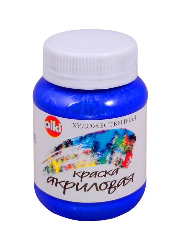Акриловая краска ультрамарин 100 мл, Olki 255971 — 1
