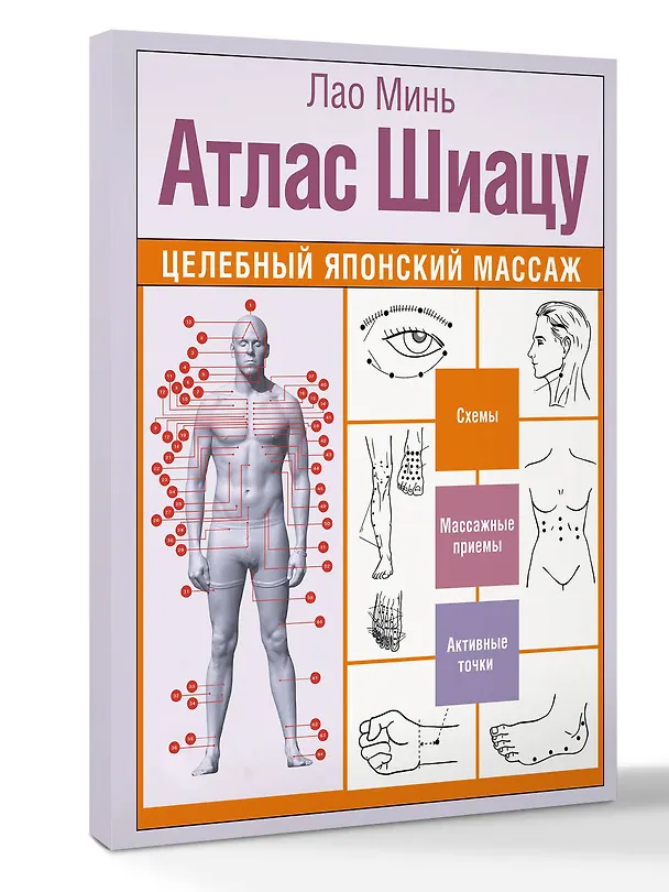 Книга Атлас Шиацу. Целебный японский массаж (Лао Минь) — 4