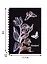 Скетчбук А6 30л "Цветы" черн. блок 120г/м2, карт.обл., тв.подложка, гребень — 256309 — 2
