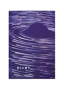 Ежедневник недат. А5 80л Синяя планета 7БЦ, лам.софт-тач, тисн.фольгой, офсет