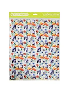 Рисовая бумага для декупажа Craft Premier Поляна (CP01857) (А3) (25г/м)