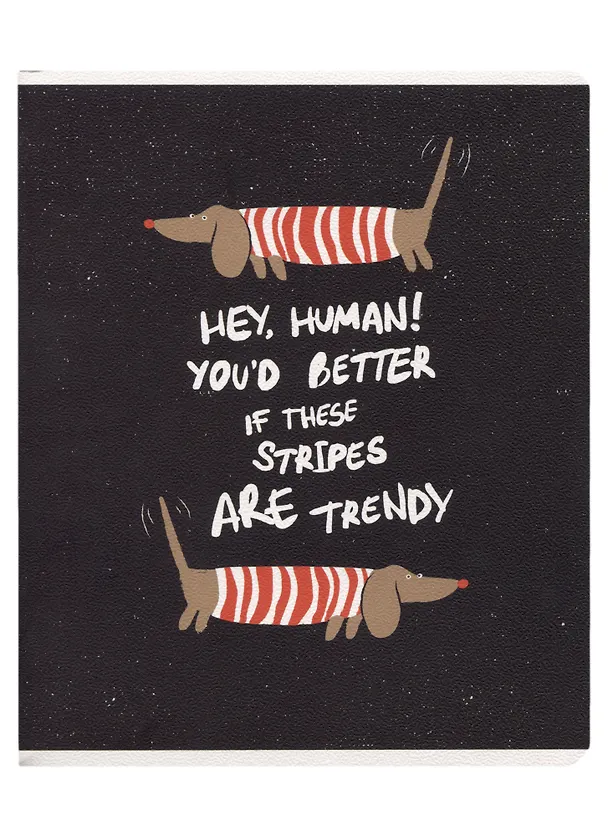 Тетрадь общая «Hey human. Таксы», 48 листов в клетку, A5 - Be Smart 2900020 — 1
