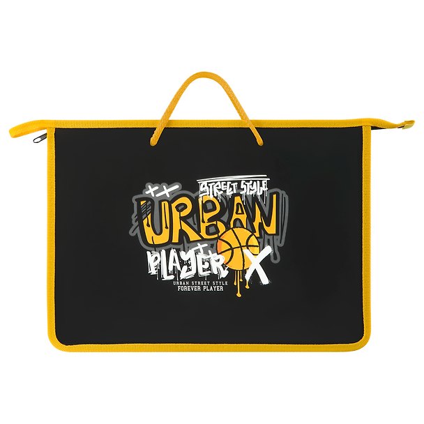 Папка для тетрадей А4 "Basketball" пластик, молния, текст.ручки 3179794 — 1