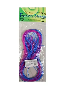 Набор трубочек для плетения син.-сирен. (514688) (20 шт.) (1м) (Fashion Strings) (упаковка)