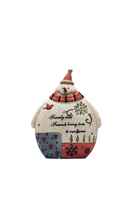 Фигурка Снеговик (567814) (3 вида) (15х6х18) (Ремеко РС) 2384969
