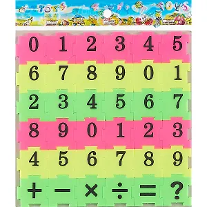 Конструктор EVA цифры (15025000) (36 дет.) (упаковка)