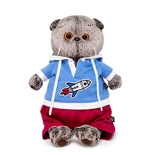 Мягкая игрушка Басик в футболке с ракетой (25 см) 2928347