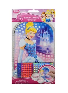 Веселая мозаика Золушка (25165) (21х14см) (+самокл. дет.) (Disney Принцесса) (3+) (упаковка)