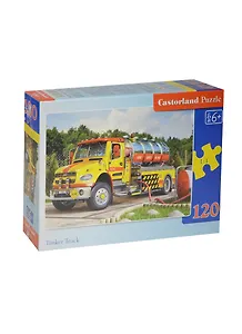 Пазлы 120 MIDI B-13074 Бензовоз (32х23см) (6+) (коробка) (Castorland)