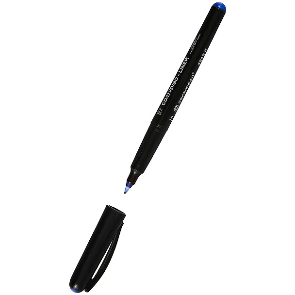 Маркер перманентный Centropen, синий 1 мм 261377 — 2