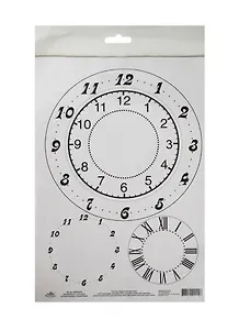 Рисовая карта для декупажа Циферблаты №1 (АМ400068) (21х30см) (упаковка)