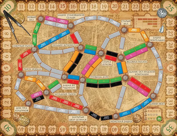 Настольная игра: Ticket to Ride: Амстердам, арт.  952100 3114006 — 3