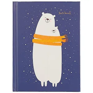 Записная книжка «Мишки на севере», 64 листа, А6