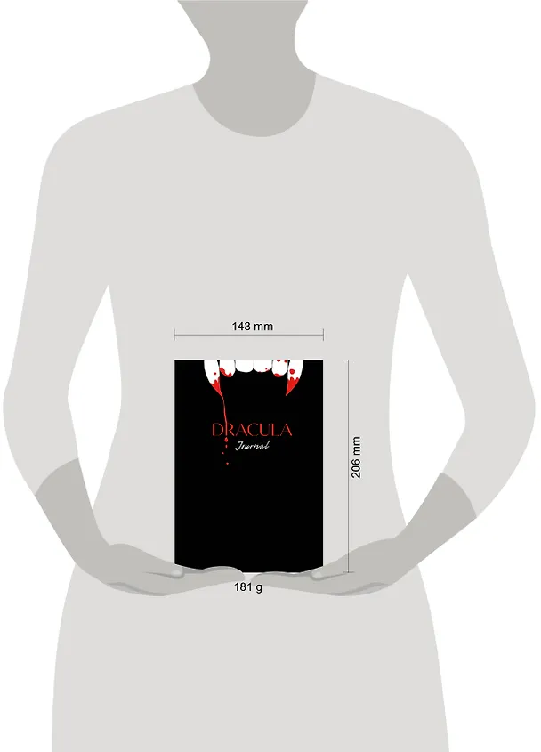 Книга для записей А5 64л тчк. "Dracula Journal" спираль 3101125 — 6