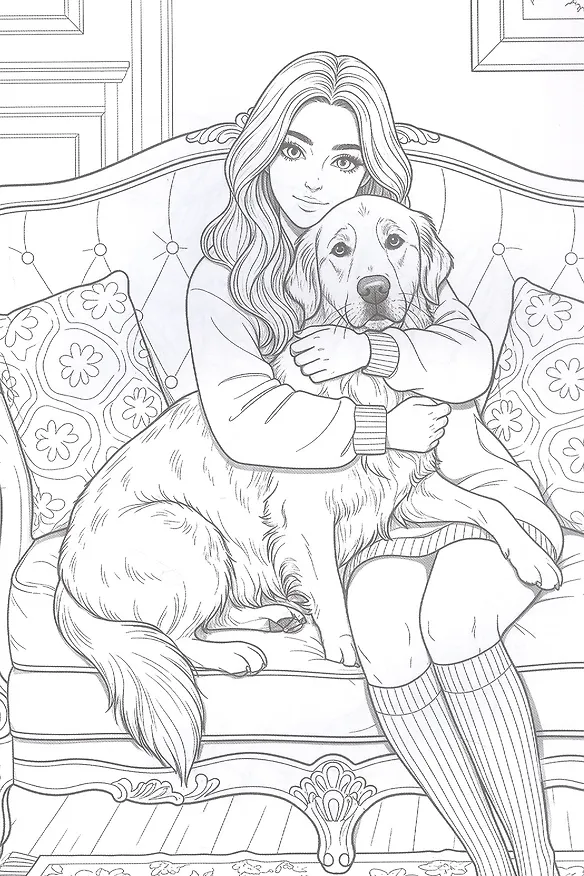 Книга Раскраска. Girls & Cats () — 4