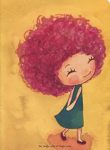 Тетрадь для записей А5 "Мечтающая Титта" (Оранжевая корова)