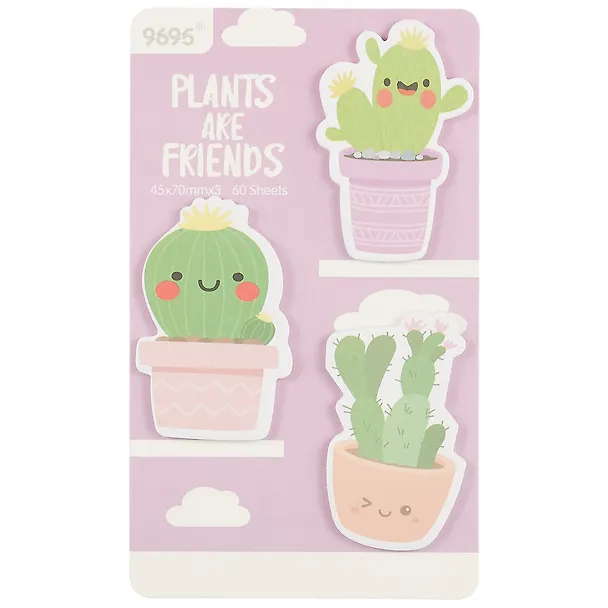 Самоклеящийся блок «Plants are friends», 60 листов 245038 — 2