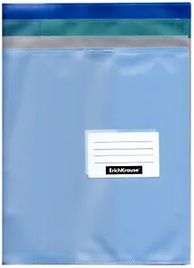 Обложки д/тетрадей и дневника 12шт "Glossy Ice Metallic" 232*440мм, 100мкм, кл.край, стикер для подписи, ErichKrause