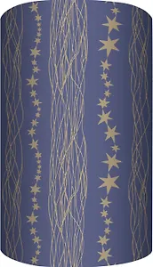 Бумага упаковочная 70*100см "Гирлянда" супергладкая, инд.уп.