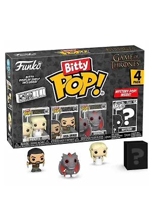 Фигурка Funko Bitty POP! Game of Thrones Daenerys+Khal Drogo+Drogon+Mystery (1 of 4) 4PK (Fun83648) 3109254