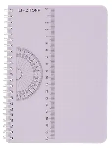 Тетрадь в клетку Listoff, "Лавандовая тетрадь", А5, 80 листов