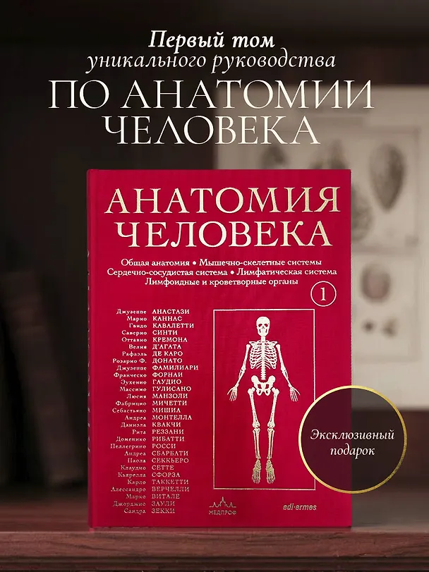 Книга Анатомия человека. Эксклюзивное издание с 50-летней историей. Том 1 (Джузеппе Анастази, Марио Каннас, Гвидо Кавалетти) — 7