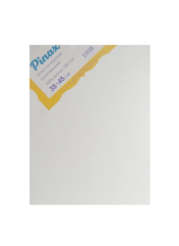 Холст на картоне 35*45, грунт., 100% хлопок, 280г/м2, Pinax 235566 — 1