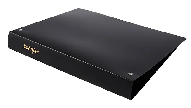 Папка на 4 кольцах «Line», А4, черная, Schiller 3069208 — 4