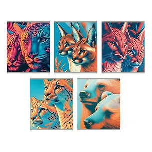 Тетрадь в линейку Listoff, "Дикая природа", 96 листов, в ассортименте 3033094